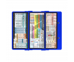 WhiteCoat Clipboard® Trifold - Blue Food Industry Edition